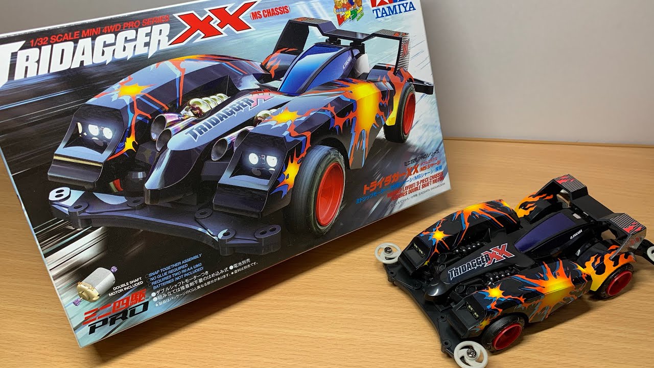 ミニ四駆PRO】NO.29 トライダガーXX - YouTube