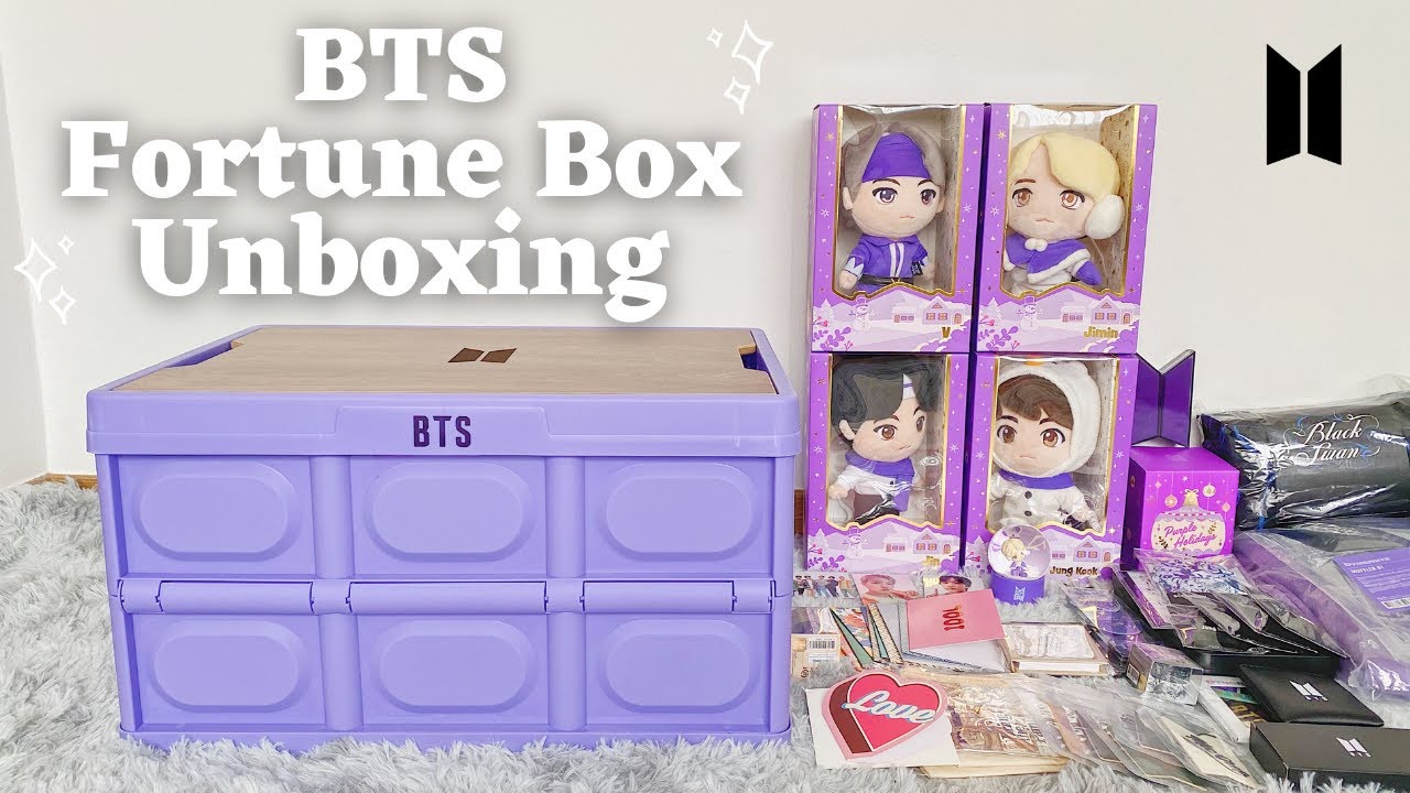 UNBOXING] BTS FORTUNE BOX (All 3 Versions: B, T, S) - YouTube