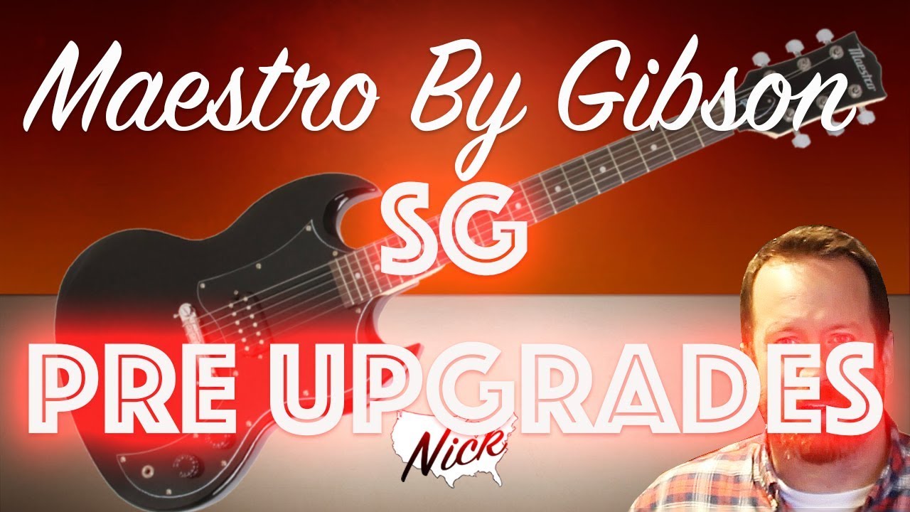 Maestro by Gibson SG Review - Stock Review Before Upgrades - YouTube