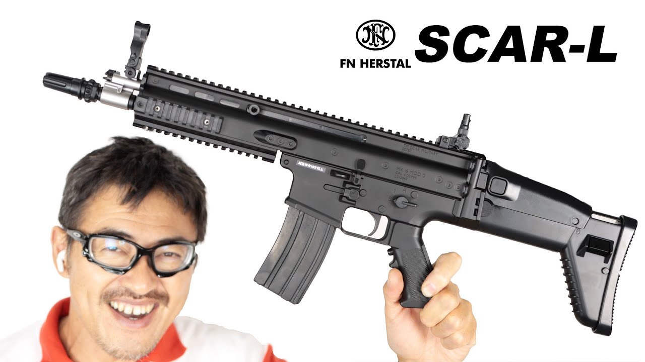 スカーL CQC ブラック東京マルイ 電動ガンBOYs エアガンレビュー - YouTube