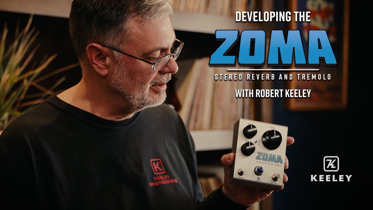 ZOMA Stereo Reverb and Tremolo - Keeley Electronics Guitar Effects
