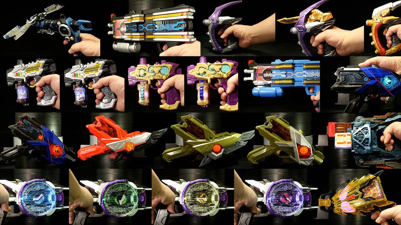 銃タイプの変身！2024」仮面ライダーとその他の戦士【変身ベルト&変身