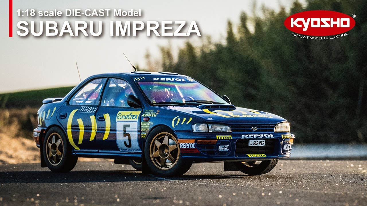 KYOSHO 1:18 SUBARU IMPREZA - YouTube