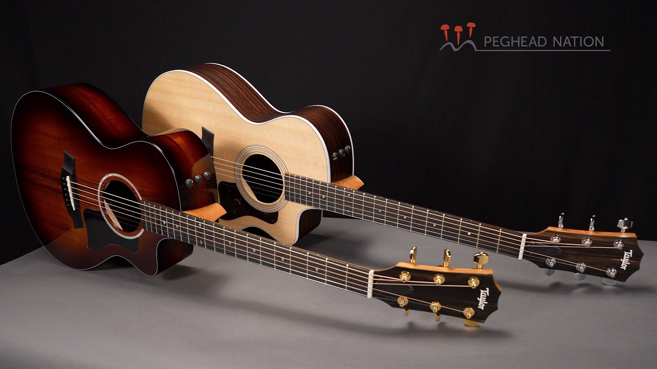 Taylor 212ce and 222ce-K DLX Demo from Peghead Nation - YouTube