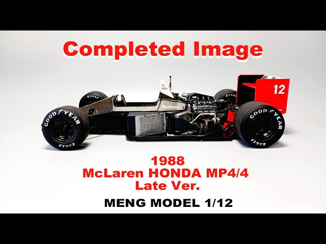 1/12 【MENG】 McLaren MP4/4 完成 画像編 - YouTube