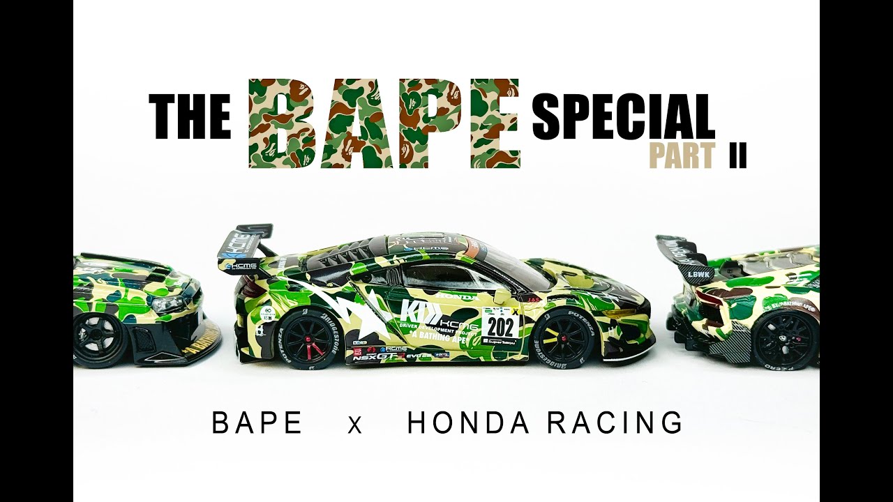 1/64 Bape Special Part II - BAPE x Honda | NSX GT 3 EVO 22 by
