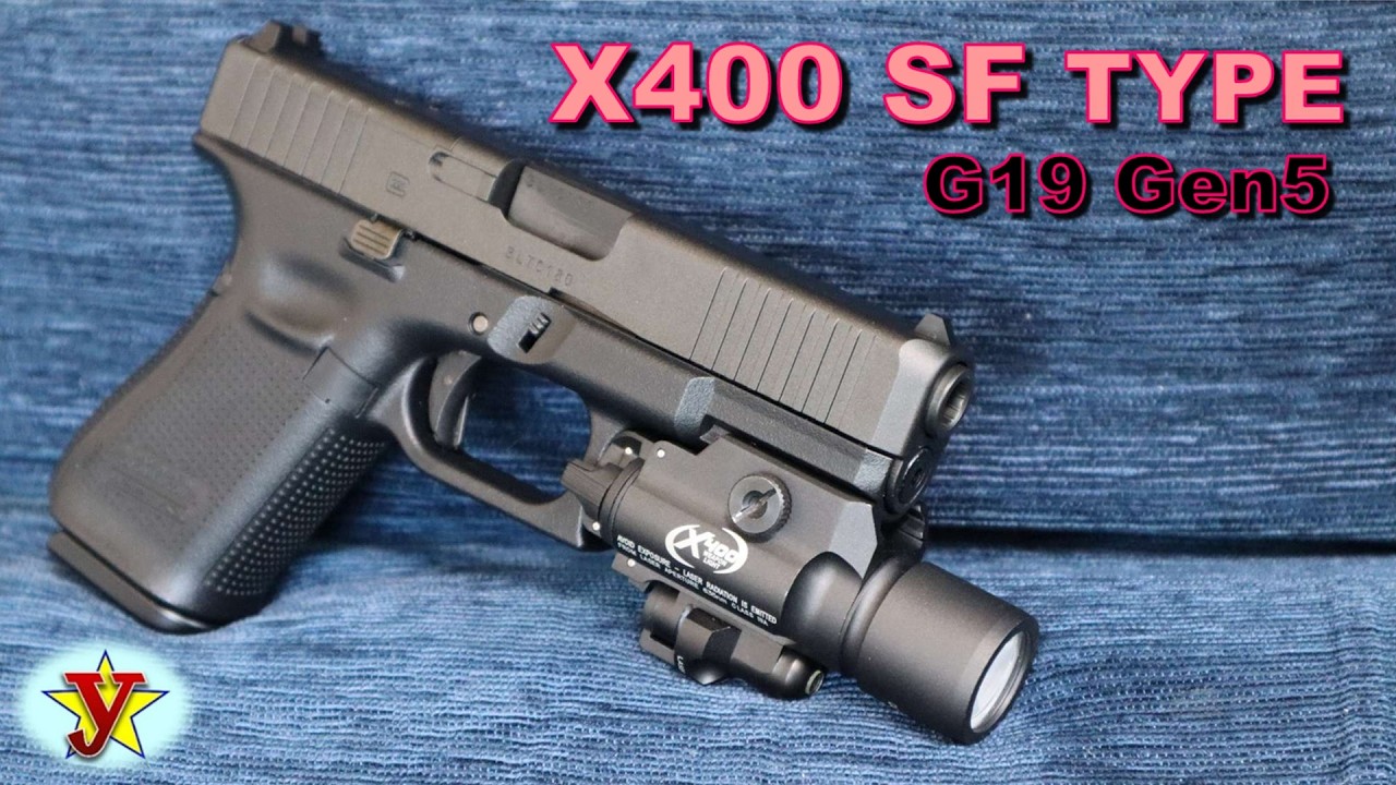 X300 ULTRA SF タイプ ウェポンライトを GLOCK19 Gen5 MOS（東京マルイ
