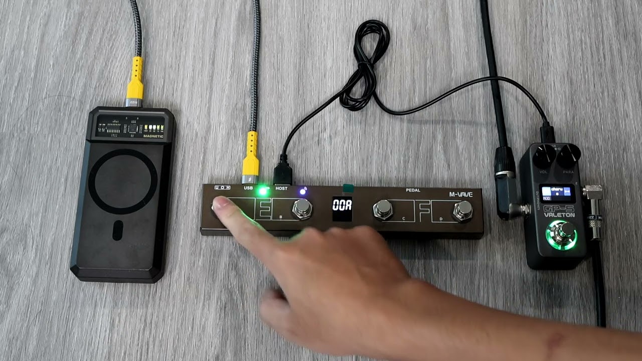 รีวิว Valeton GP-5 ใช้งานกับ M-Vave Chocolate Plus MIDI Foot