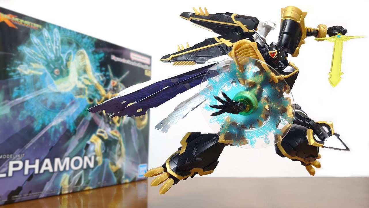 Powerful Alphamon!) Figure-rise Standard Amplified Alphamon Review