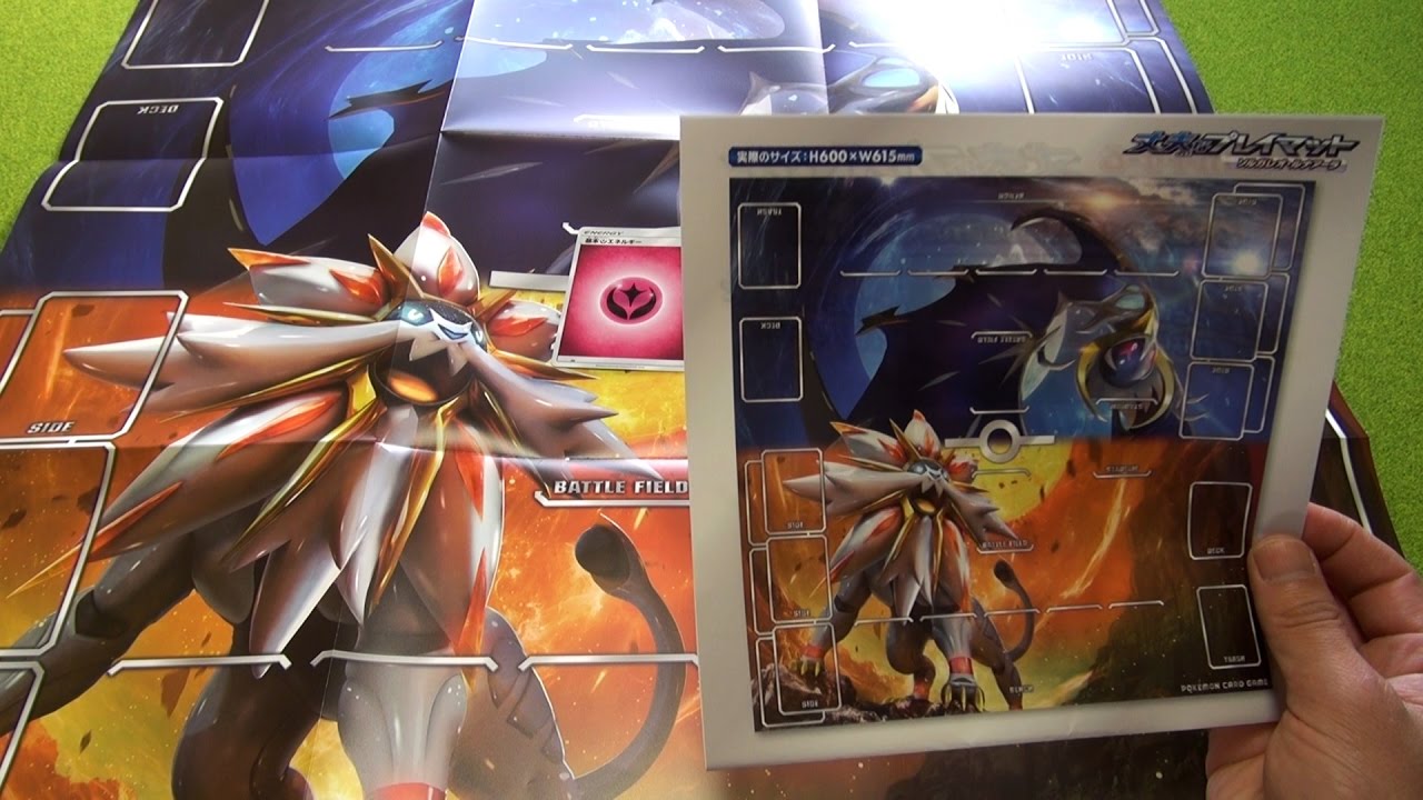 GBC】ポケモンカードゲーム サン&ムーン 丈夫なプレイマット