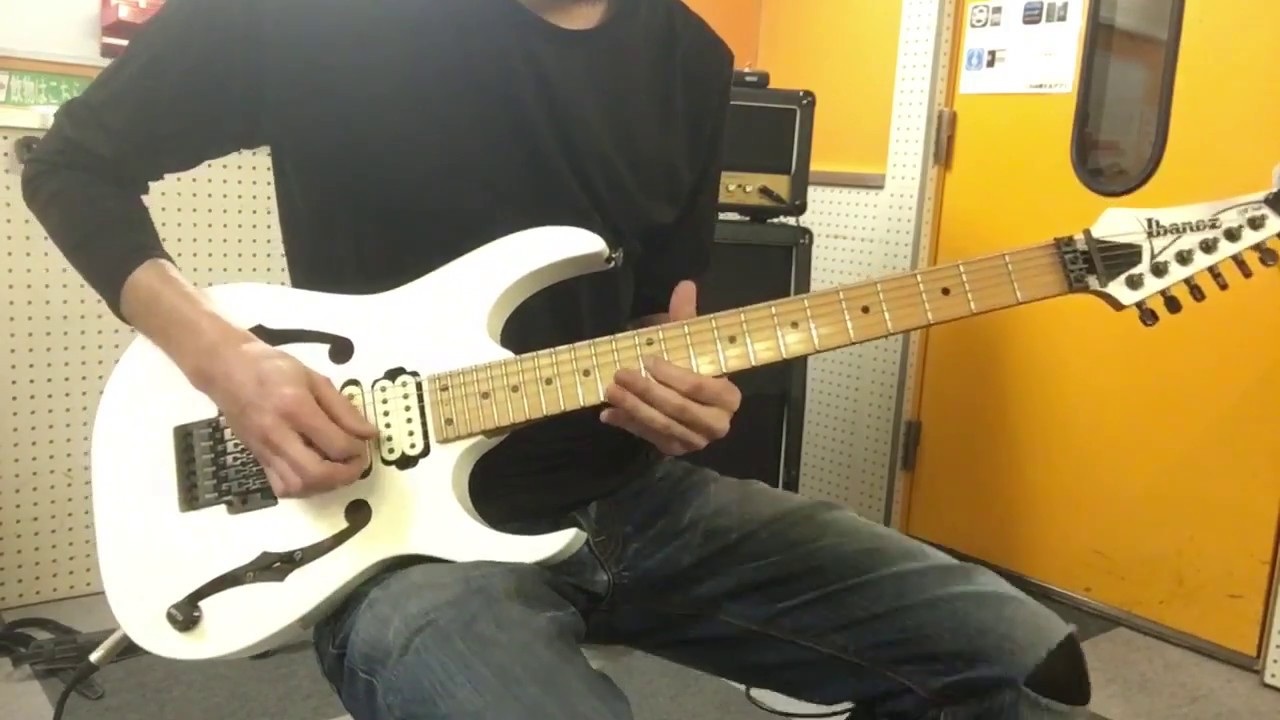 Ibanez PGM300ポールギルバートモデル弾いてみた - YouTube