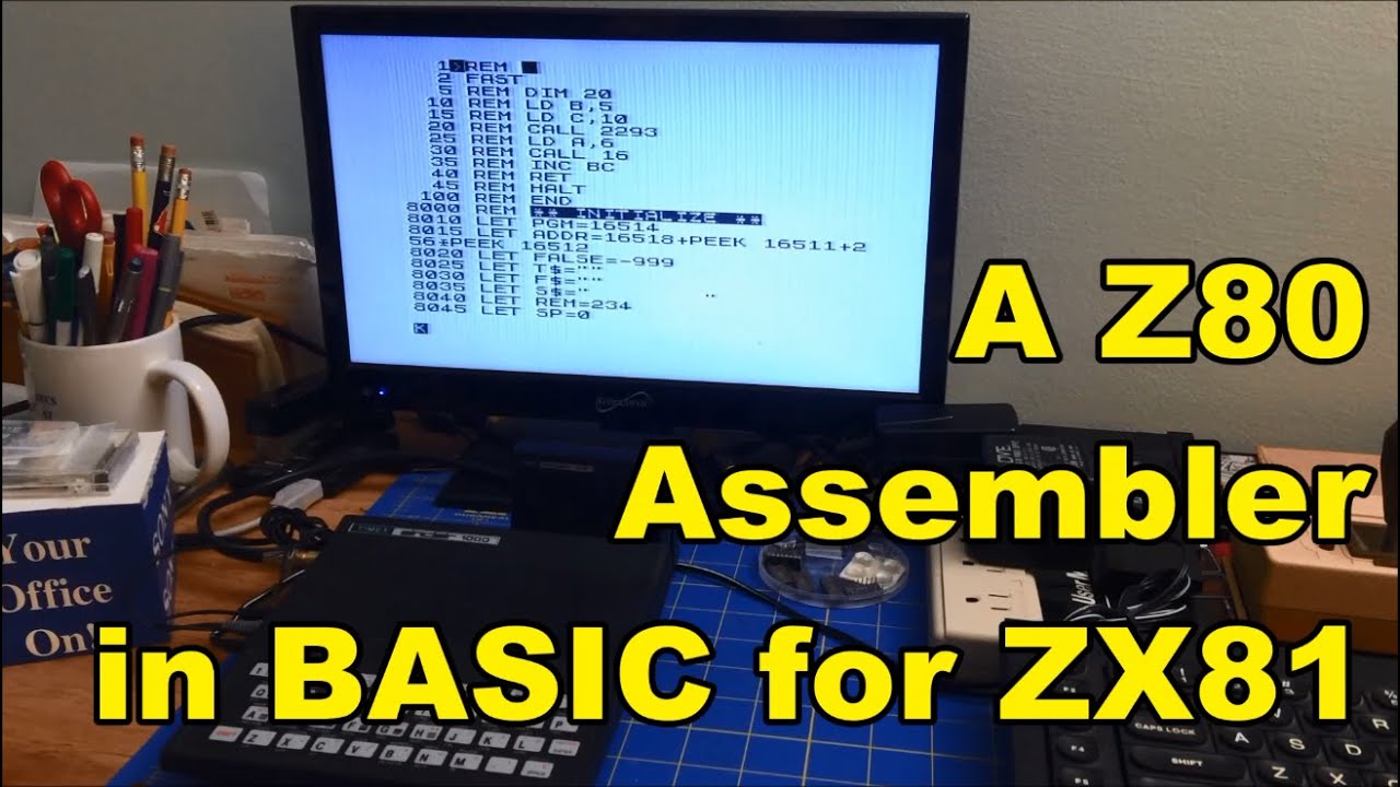 A Z80 Assembler for the ZX81 in BASIC I Wrote in the 80s - YouTube