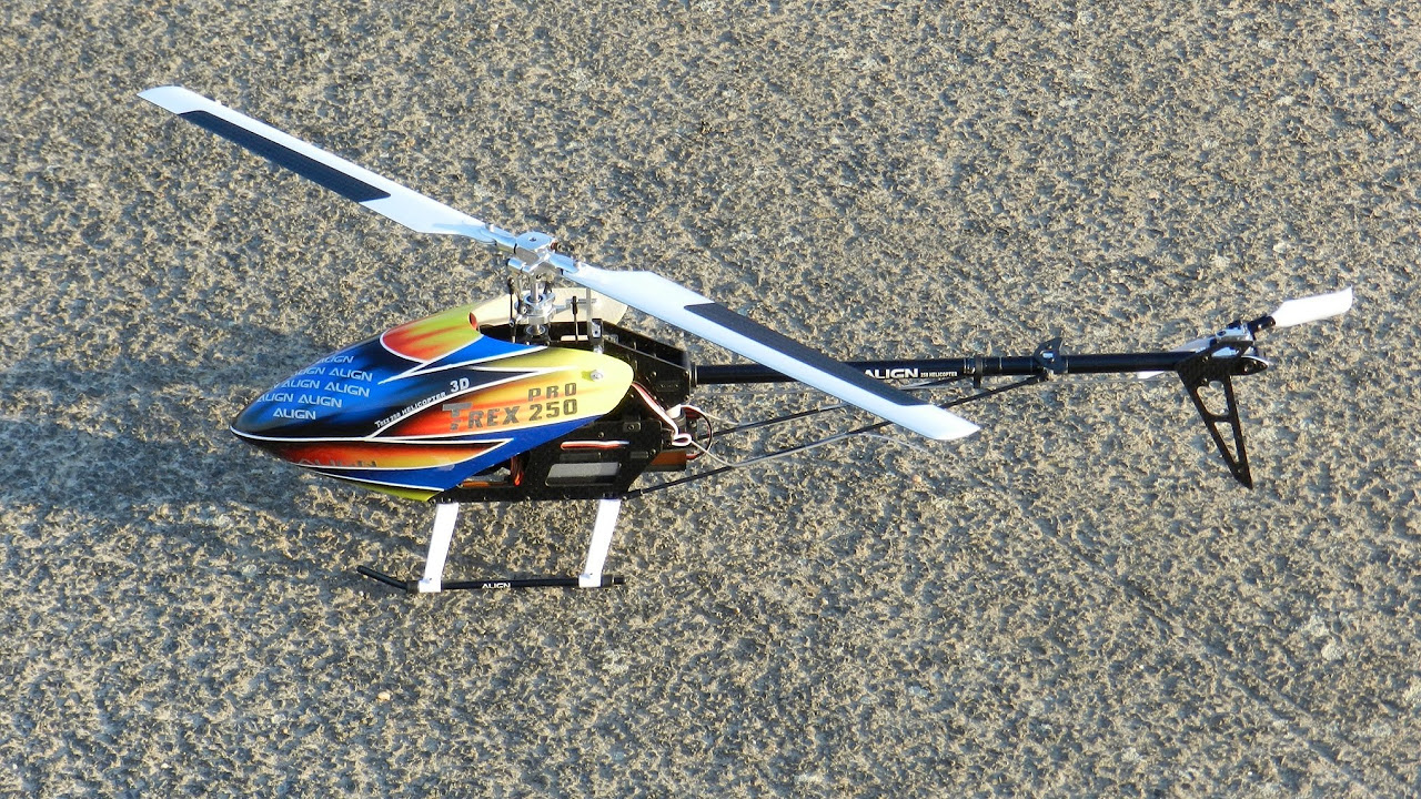RCヘリ「T-Rex250」オーバーホールで復活！！（テスト飛行映像） - YouTube