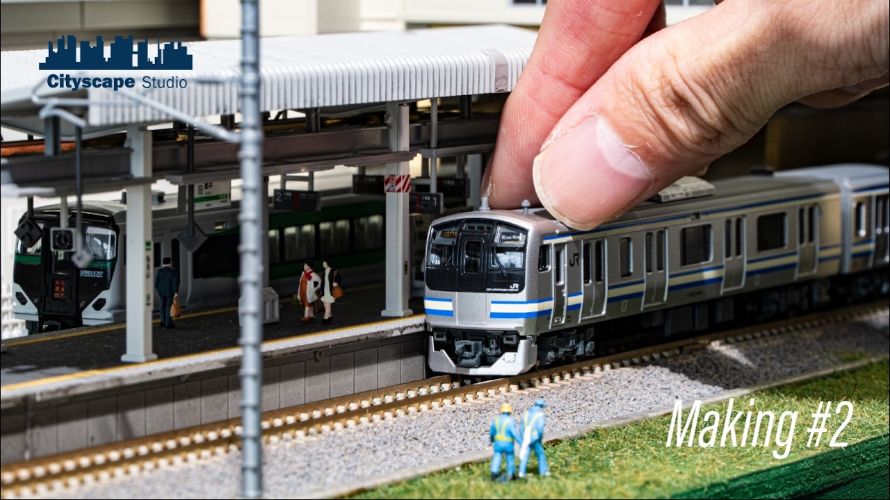 Railway Model Layout】Creating a Large Diorama for N Gauge Trains