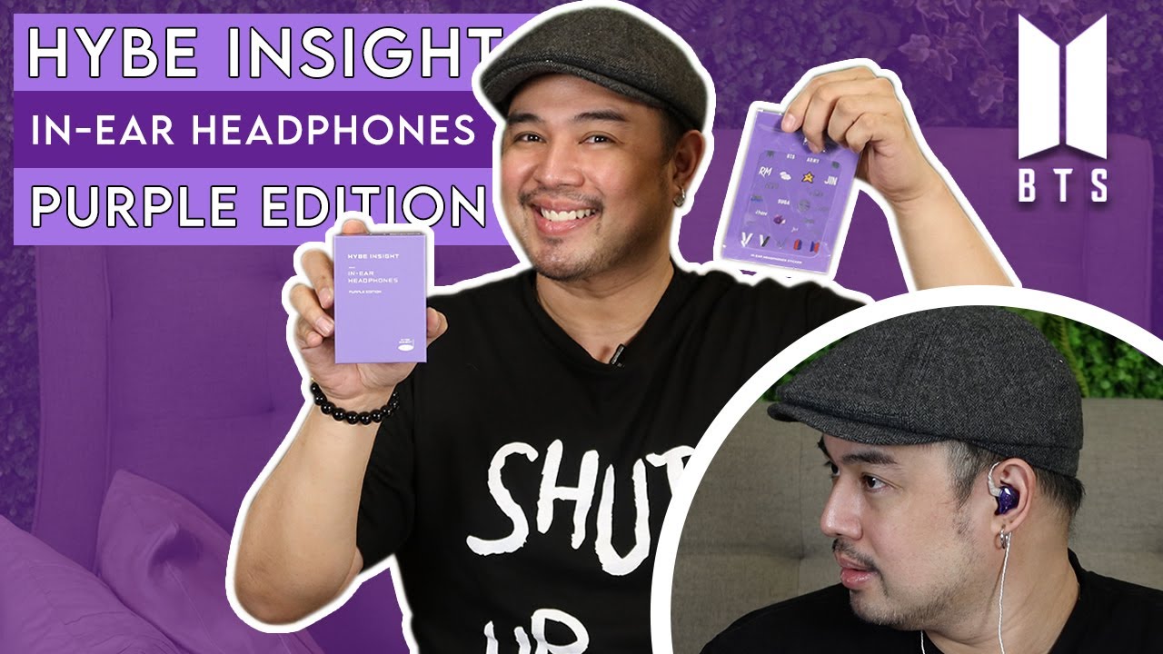 Hybe Insight | IN-EAR HEADPHONES | Purple Edition - YouTube