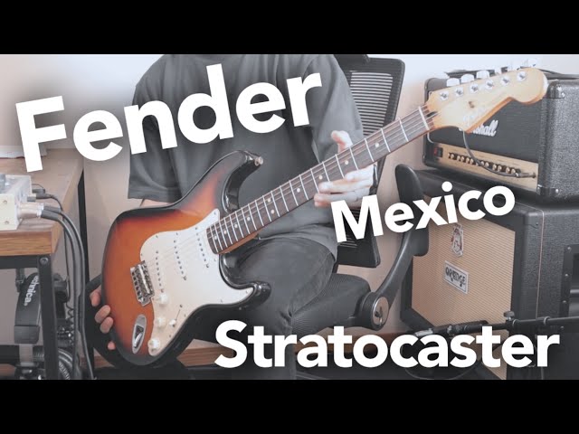 フェンダー初心者】Fender Mexico Stratocaster2000年製を購入したので
