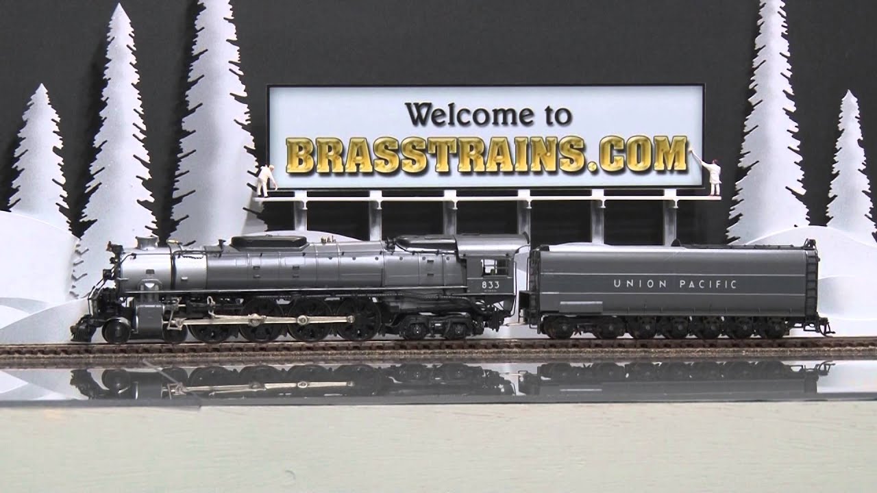HO Brass Model Train - Key UP FEF-2 4-8-4 Coal Union Pacific #833