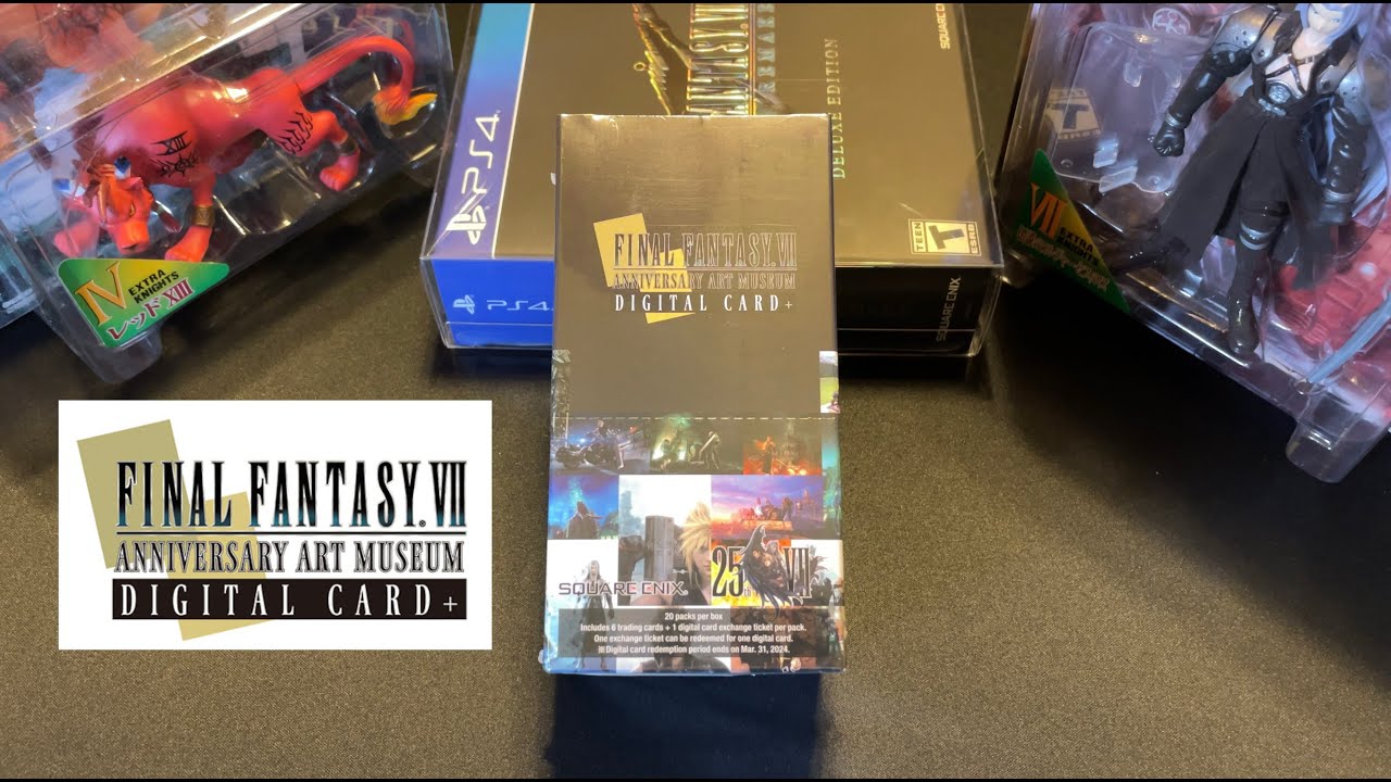 Opening Final Fantasy VII Anniversary Art Museum Digital Card+