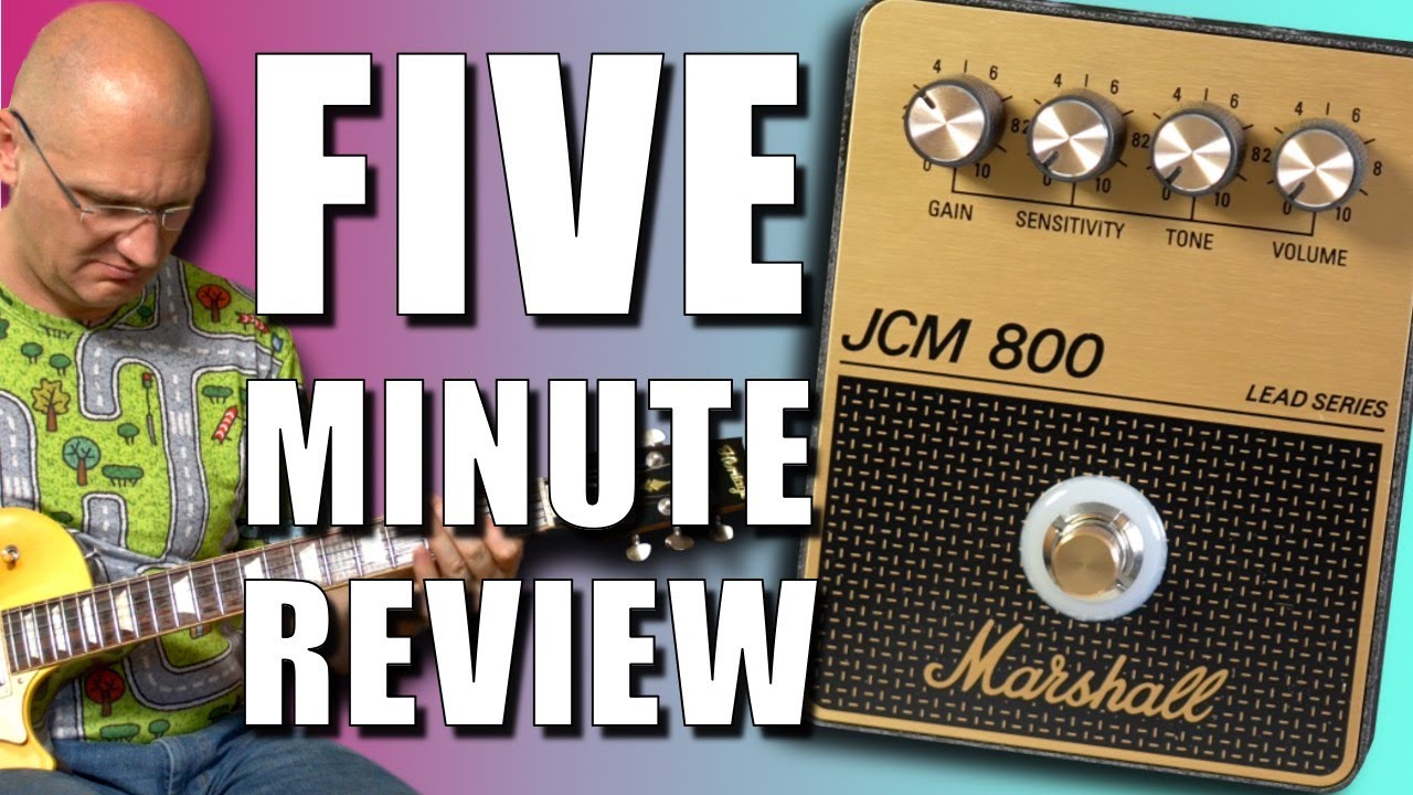 5 Minute Review - Marshall JCM800 Pedal - YouTube