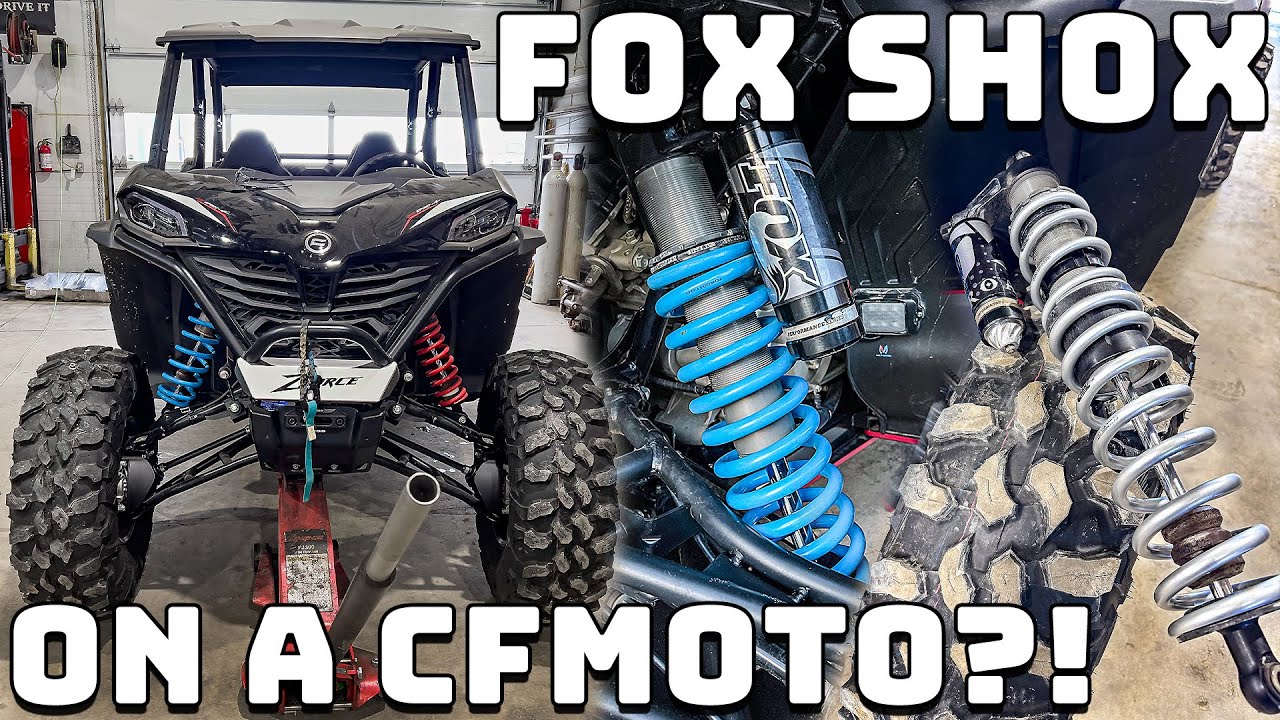 Can-Am Fox Shocks on a CFMOTO SXS! What's inside a stock Z-Force