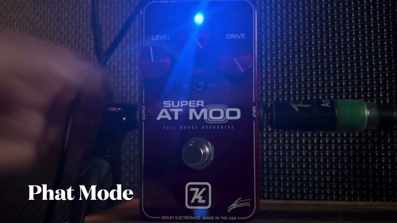 keeley Super AT Mod Overdrive - Fuzz Sound Setting @efmaniac111