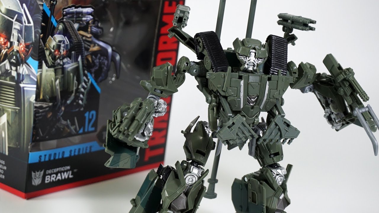 Unboxing Transformers Studio Series Brawl TF SS-12 ブロウル - YouTube