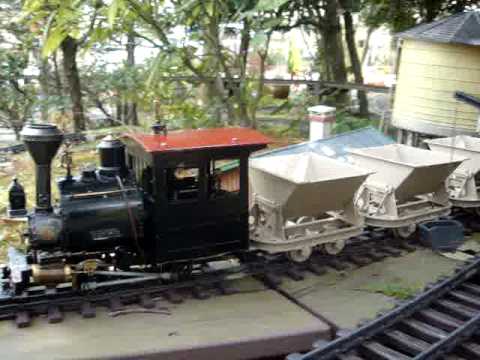 45mm gauge live steam WrightScale Porter 0-4-0 running in A&B