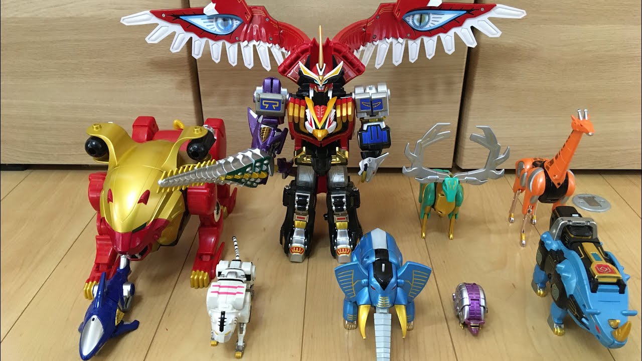 百獣戦隊ガオレンジャー】ガオファルコンでカチャカチャ遊ぶだけの動画