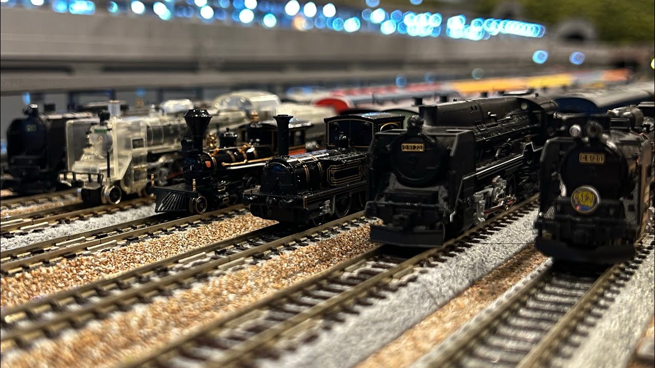 Nゲージ】1号機関車、7100形義経号、手持ちの機関車並べてみた！など