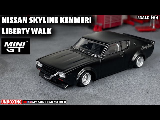 MY MINI CAR WORLD』UNBOXING MINI GT 1/64 NISSAN SKYLINE KENMERI