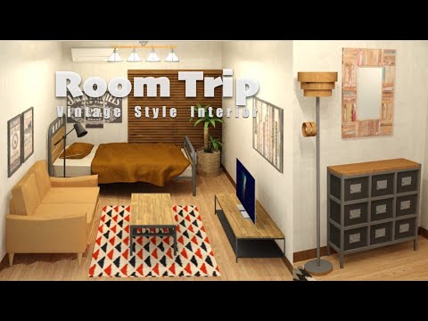 ヴィンテージインテリアをつくる方法/6畳1K/1人暮らし/楽天/予算20万円