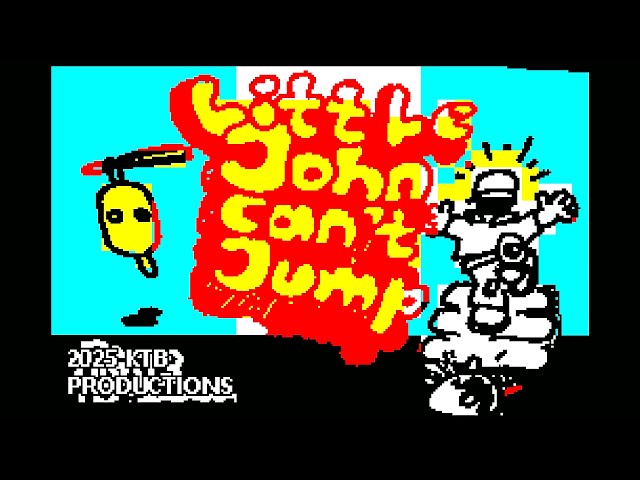 LITTLE JOHN CAN'T JUMP - 48K ZX Spectrum game! Longplay