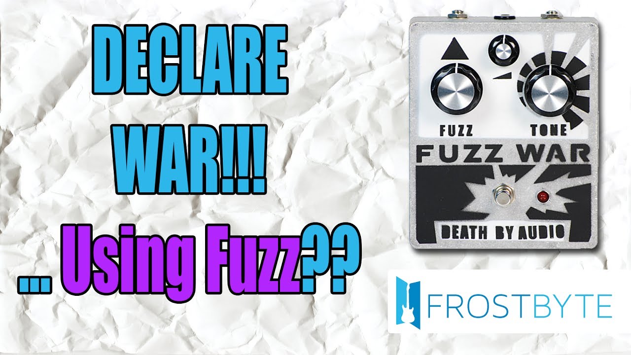 Pedal Demo - Death By Audio Fuzz War Clone - YouTube