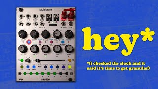 This is Intellijel Multigrain: Performance Granular System - YouTube