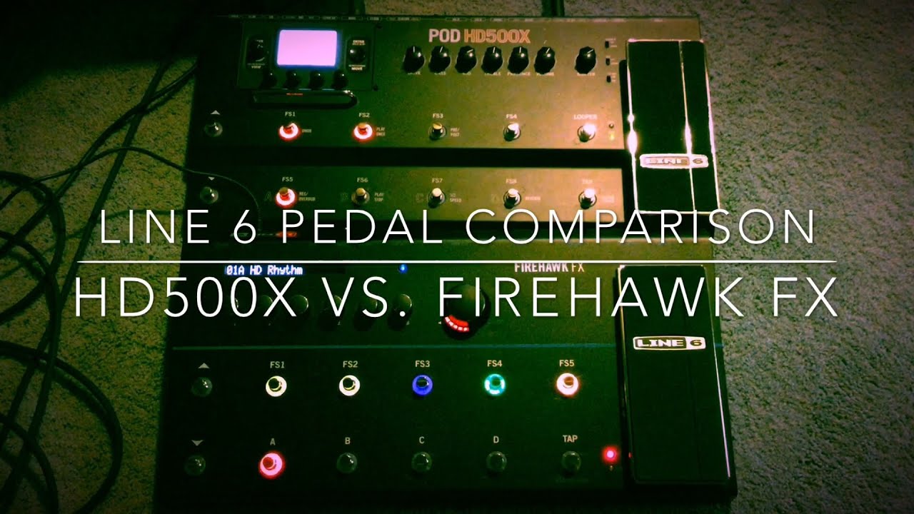 Line 6 HD500X vs Firehawk FX - YouTube
