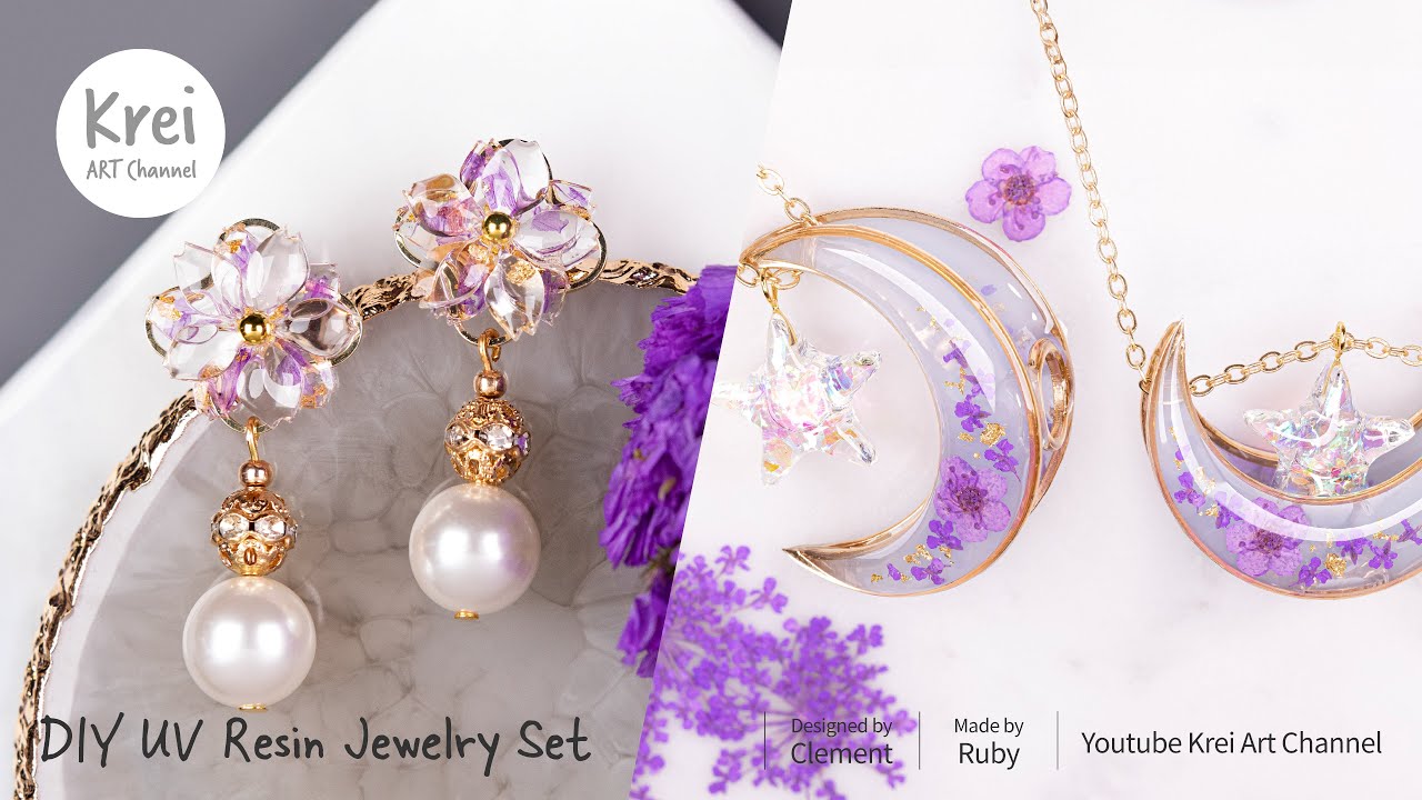 UVレジン】魅惑のパープルコレクションセット〜♪ UV Resin-Enchanting