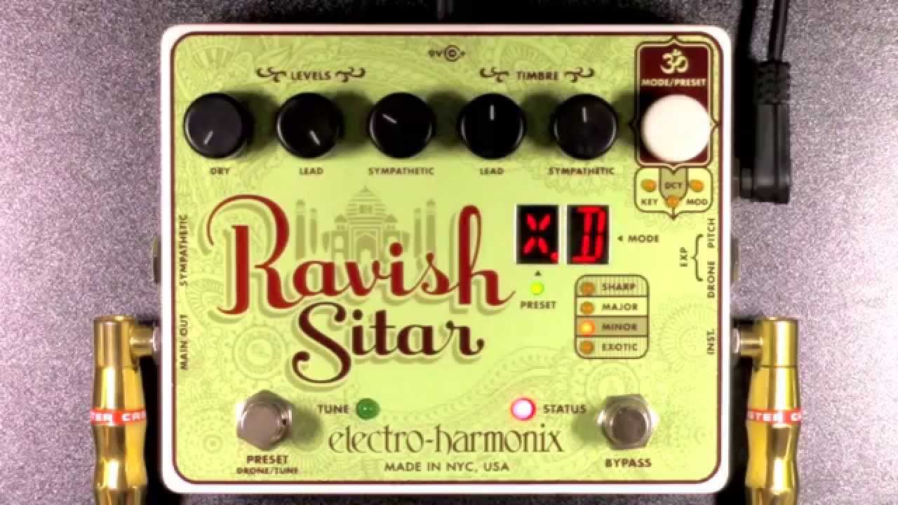 Electro Harmonix Ravish Sitar Review - BestGuitarEffects.com - YouTube