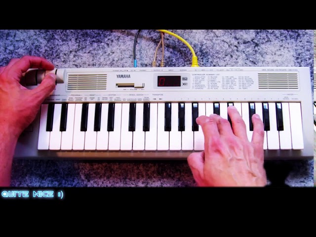 Yamaha CBX-K1XG. Super compact but fully featured. - YouTube