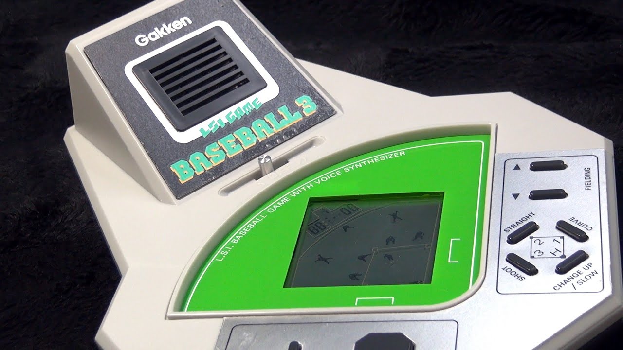 レトロ 電子ゲーム】学研ベースボール3 音声 ボイス 野球 スポーツ