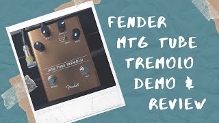 Fender MTG Tube Tremolo Demo (no talking) - YouTube