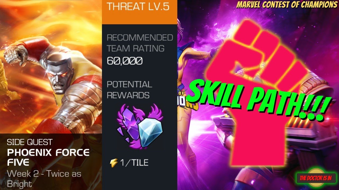 How To Beat Colossus in the MCOC Side Quest Phoenix Force Five