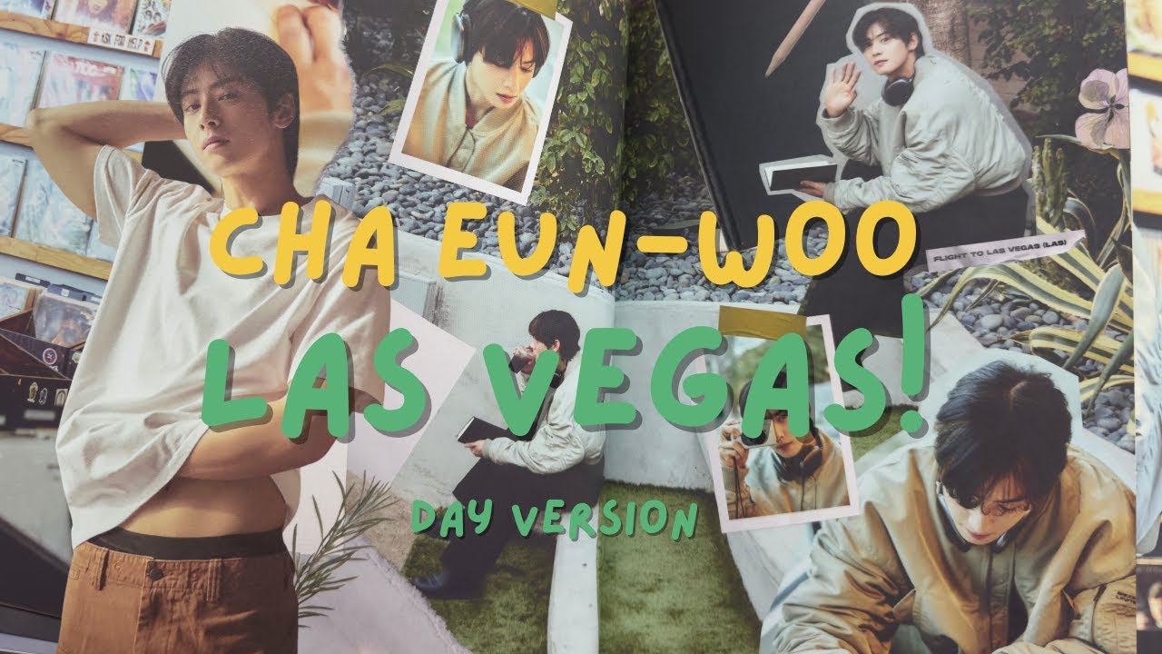 4K] Cha Eunwoo Las Vegas Photobook Day Version Unboxing - YouTube