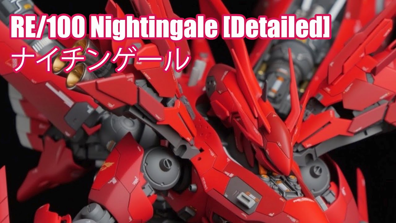 RE/100 Nightingale [Detailed] - Custom Build(ナイチンゲール) - YouTube