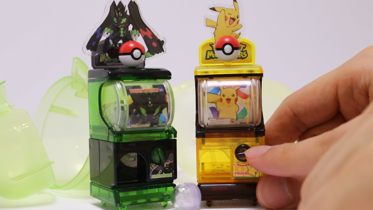 Pokemon Miniature Gashapon Machine - YouTube