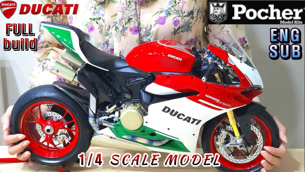 Pocher] 1/4 DUCATI Panigale 1299 R final edition - YouTube