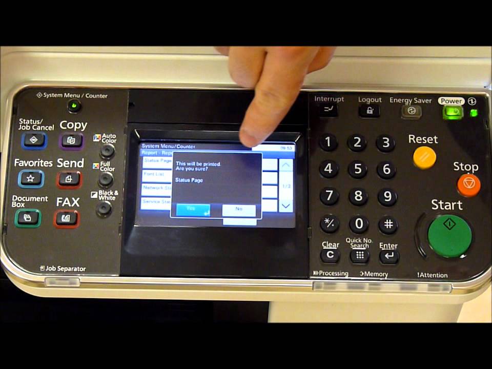 UTAX light service machines status page - YouTube