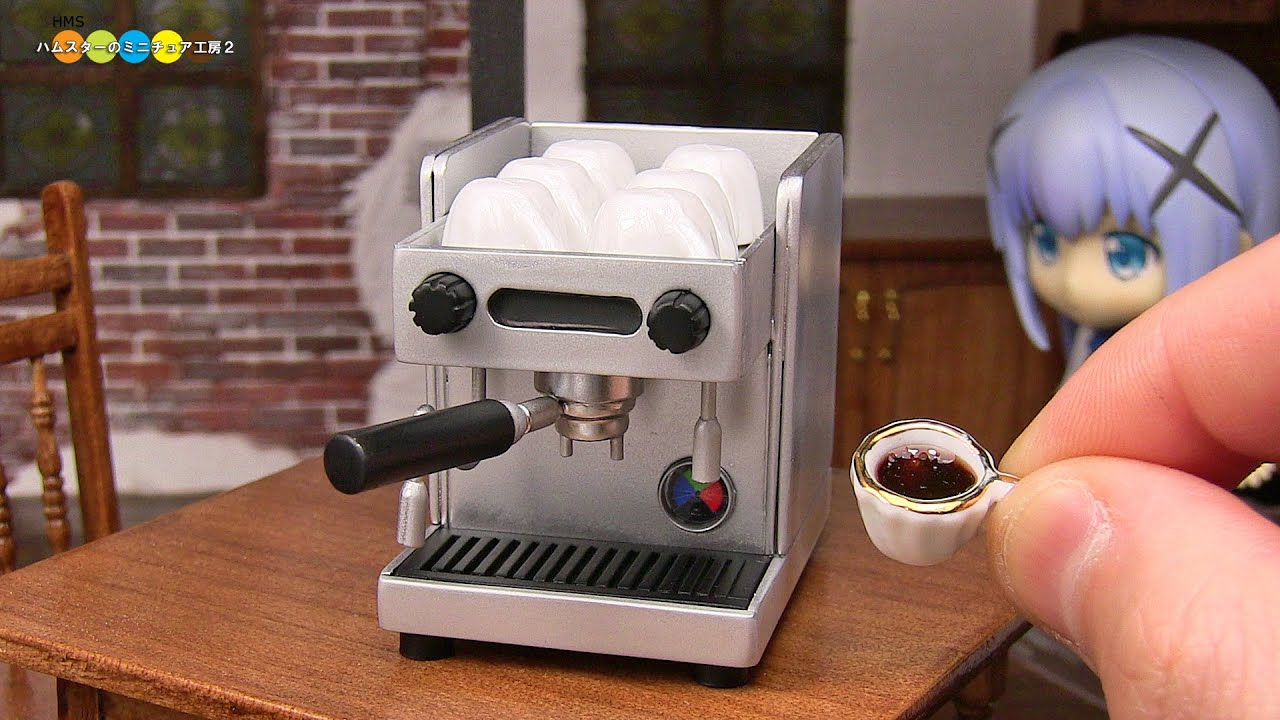 DIY Miniature Espresso Machine ミニチュアエスプレッソマシン作り