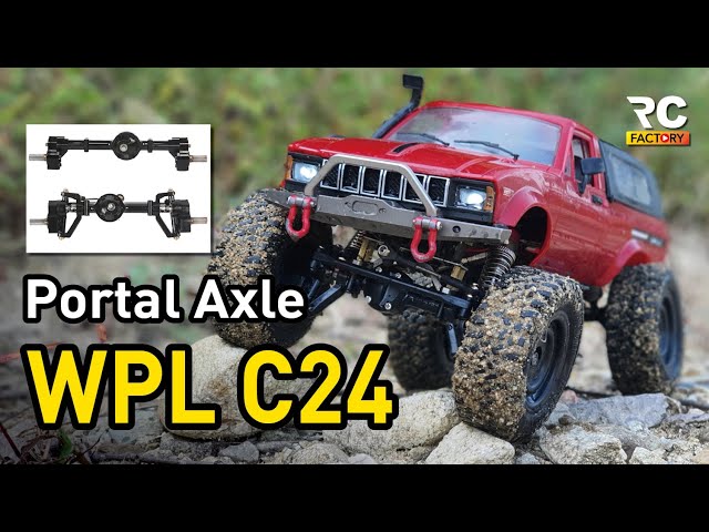 WPL C24 [2Speed Gear] Portal Axle Driving - YouTube