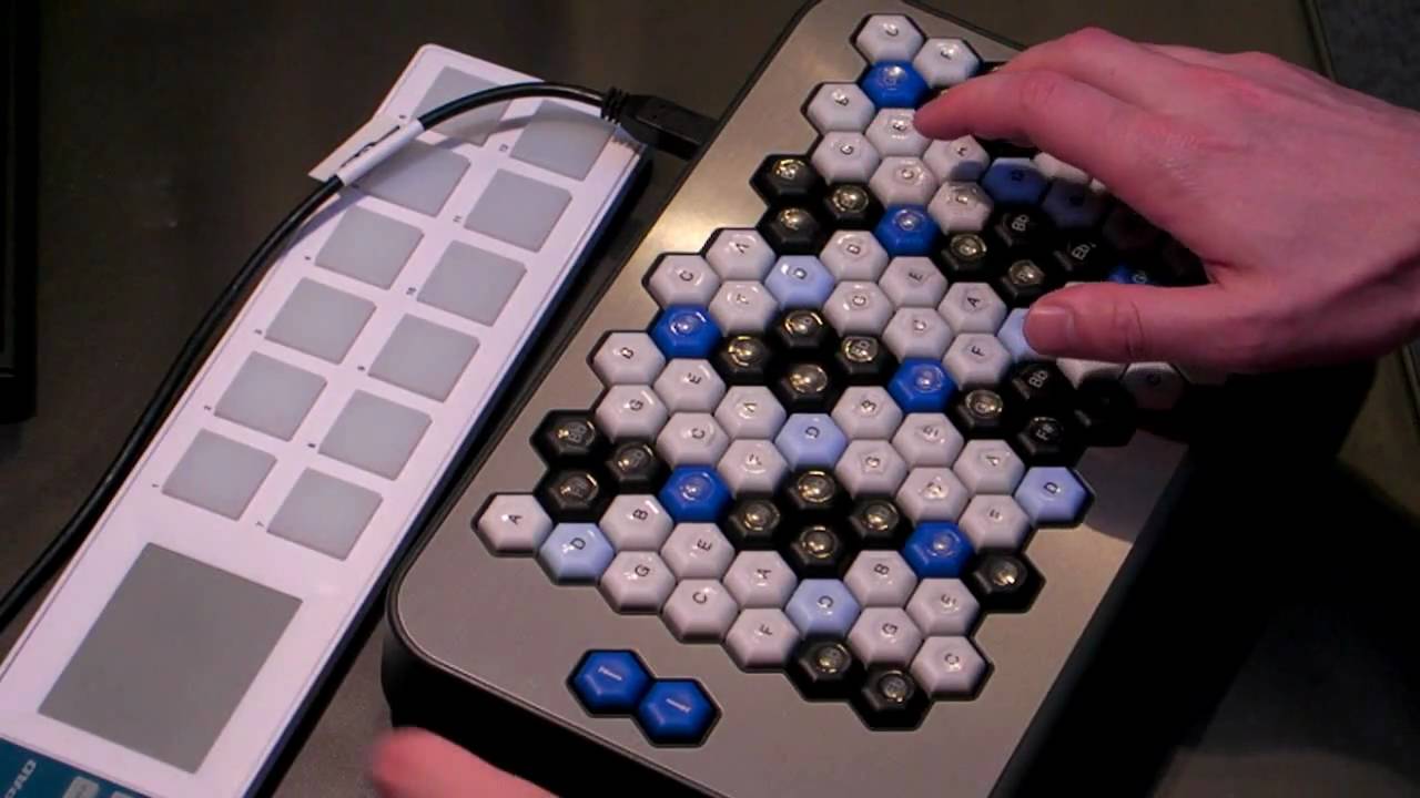 AXiS 49 - Harmonic Table Keyboard, Tutorial & Solo - YouTube