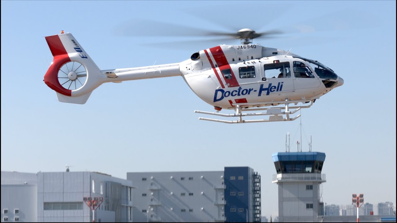 ヘリコプター】 Kawasaki BK117D 3 JA6940 （朝日航洋）「ドクターヘリ